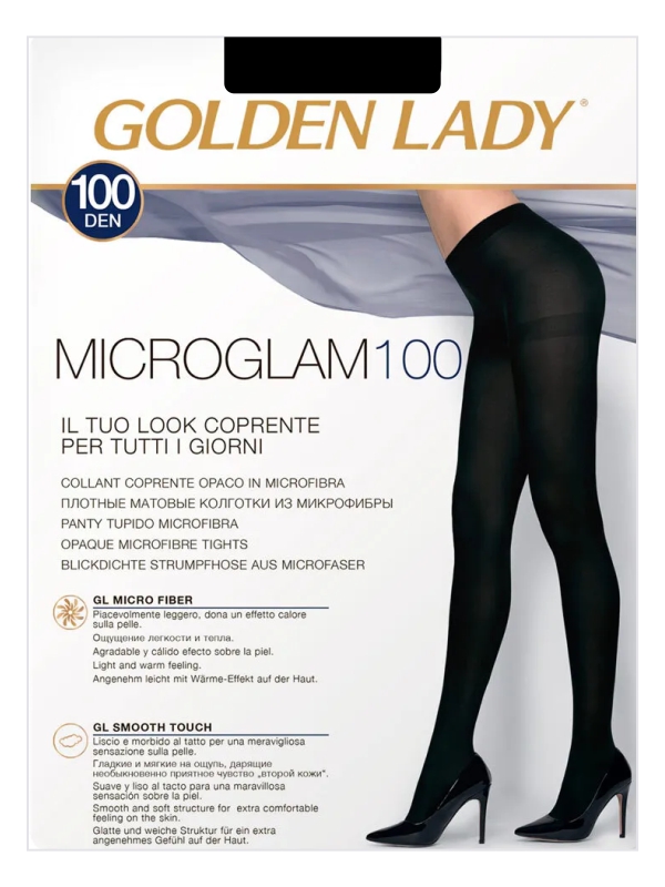 GOLDEN LADY MICRO GLAM 100 .2 Nero